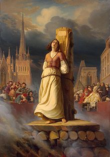 Jeanne d'Arc au bucher