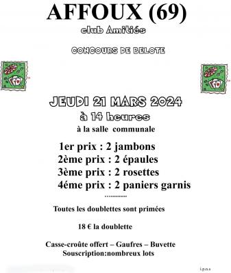 Tract belote affoux