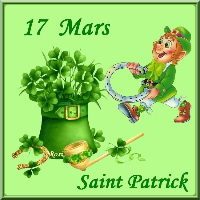 17 mars, La Saint Patrick