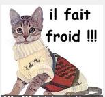 Le froid -5° ce matin