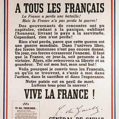 L'appel du 18 juin 1940