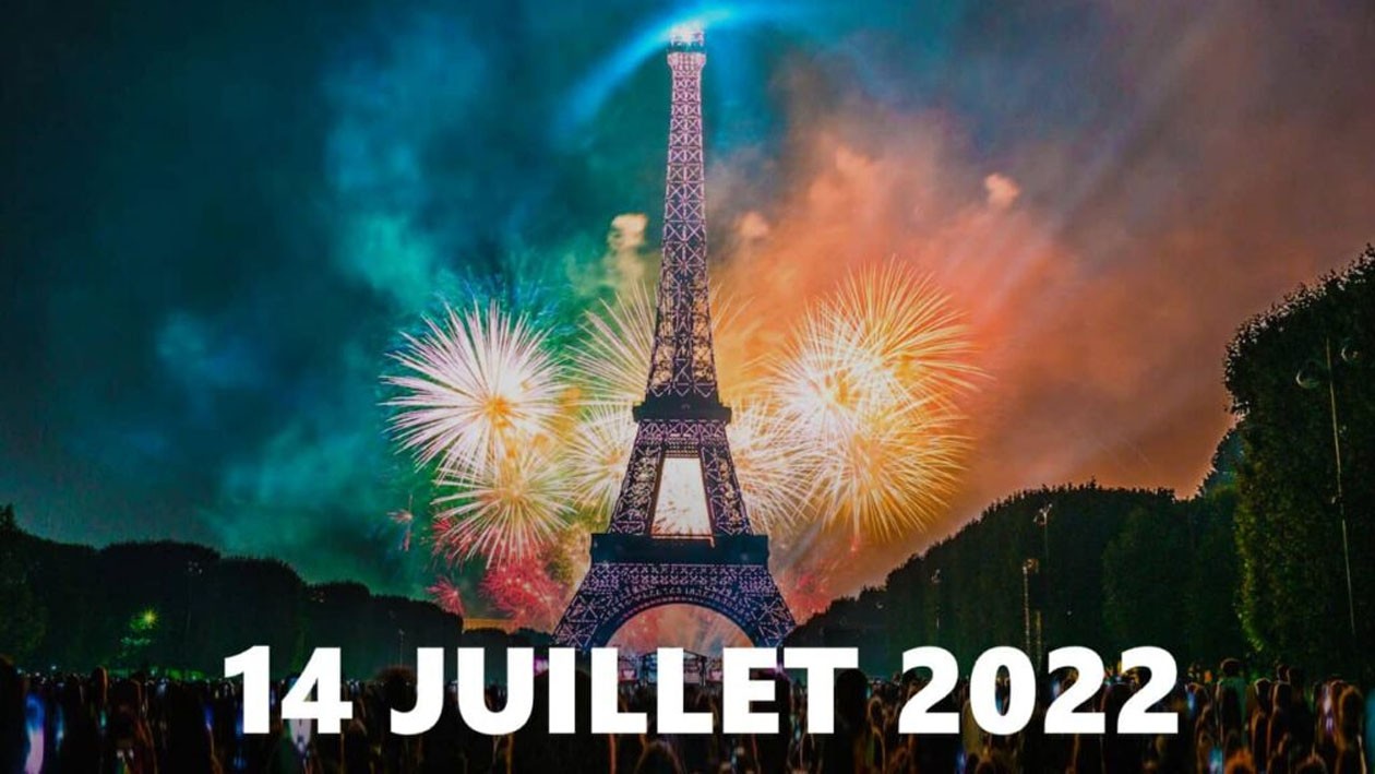 Paris feu d'artifice du 14 juillet 2022