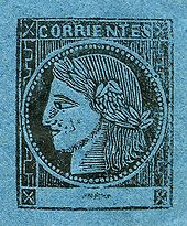 Cérès de Corrientes émis de 1856 à 1877