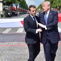 Rencontre des Présidents français américain