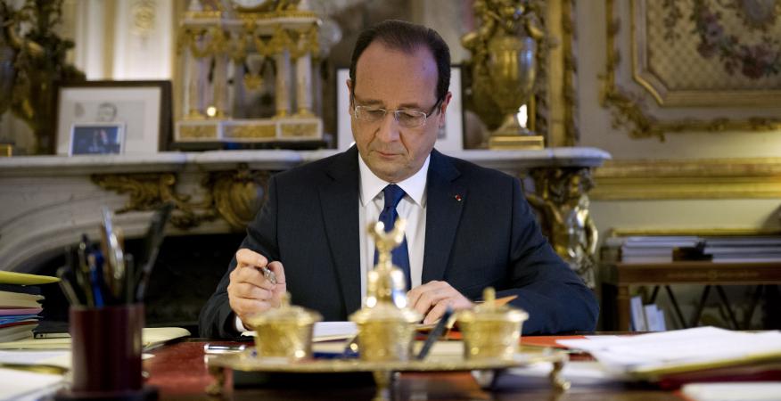 Hollande écrit ses discours 