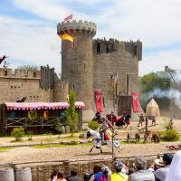 Bataille devant le fort 