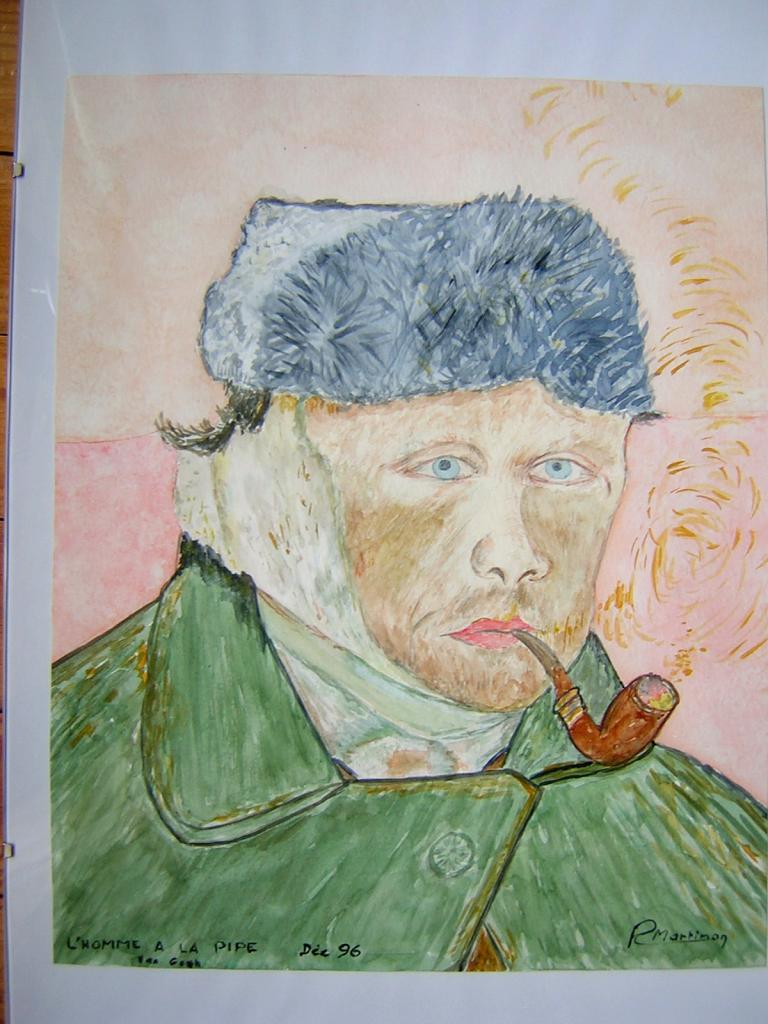 L'homme à la pipe de Van Gogh