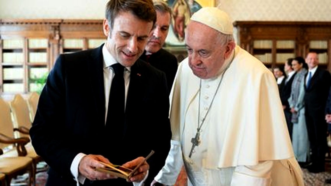 Emanuel Macron et le Pape