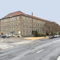 Façade coté EST usine J.B. Martin