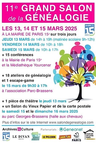 Généalogie 2025