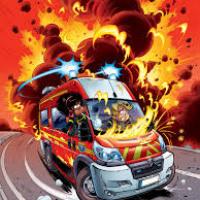 Camion en feu