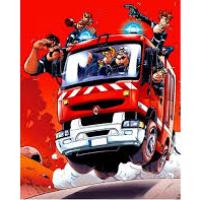 Départ du camion des pompiers