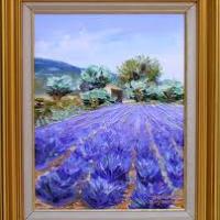 Tableau de lavandes