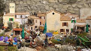 Crèche de Noël en Provence