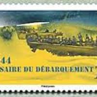 Timbre du 20è anniversaire débarquement