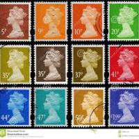 Timbres Reine d'Angleterre
