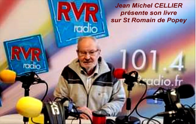 Jean-Michel CELLIER présente son livre sur St Romain de Popey