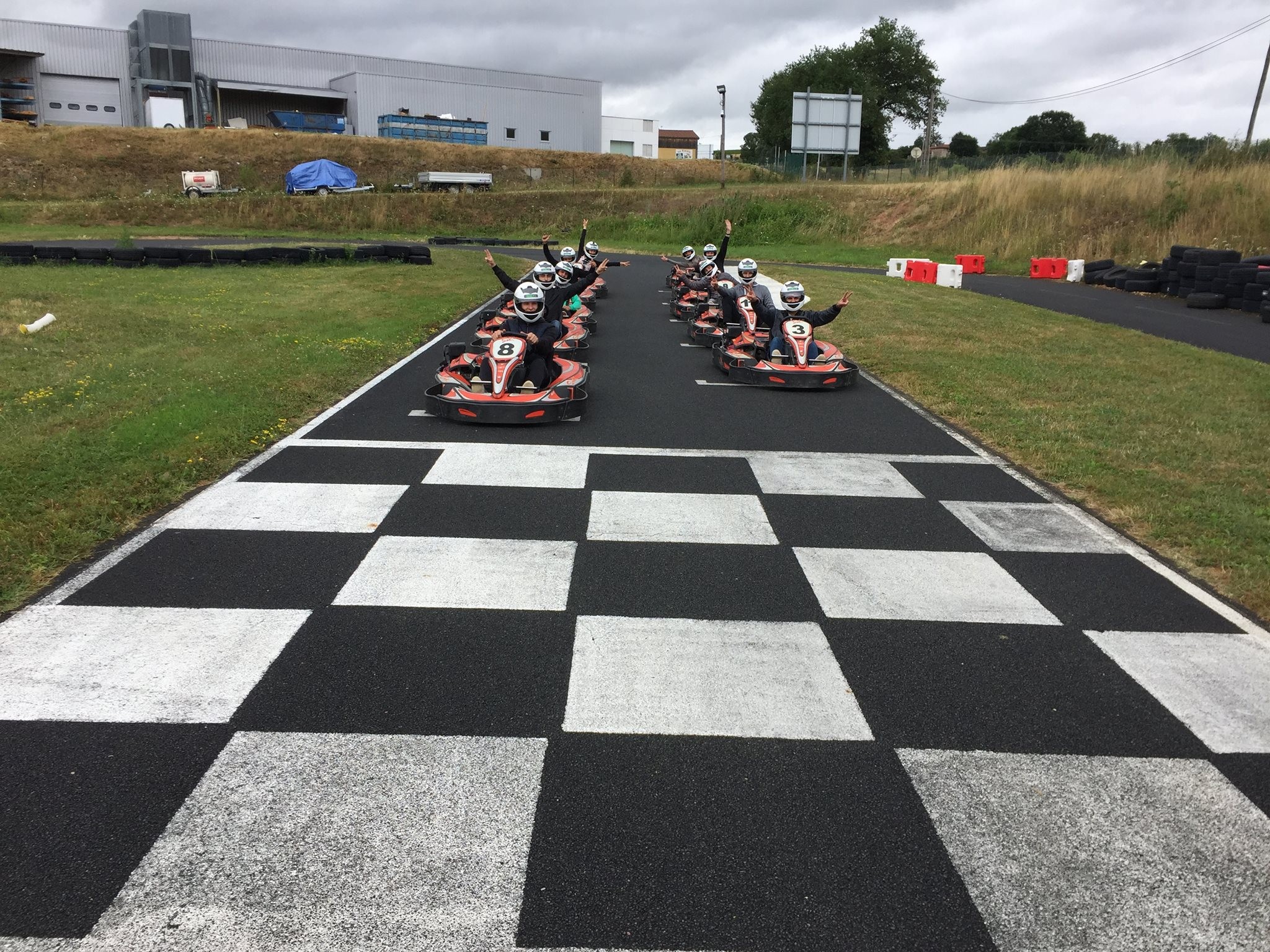 Karting évasion départ