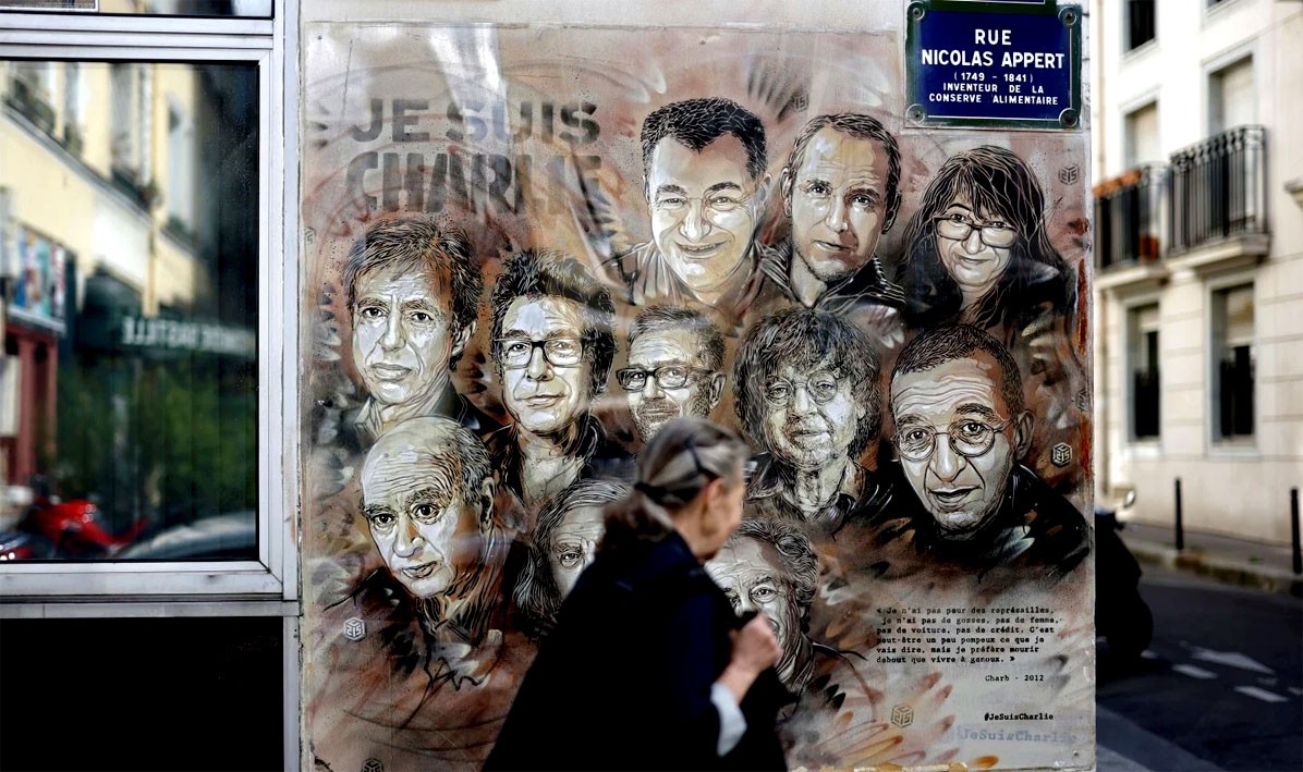 Les 8 membres de CHARLIE Hebdo