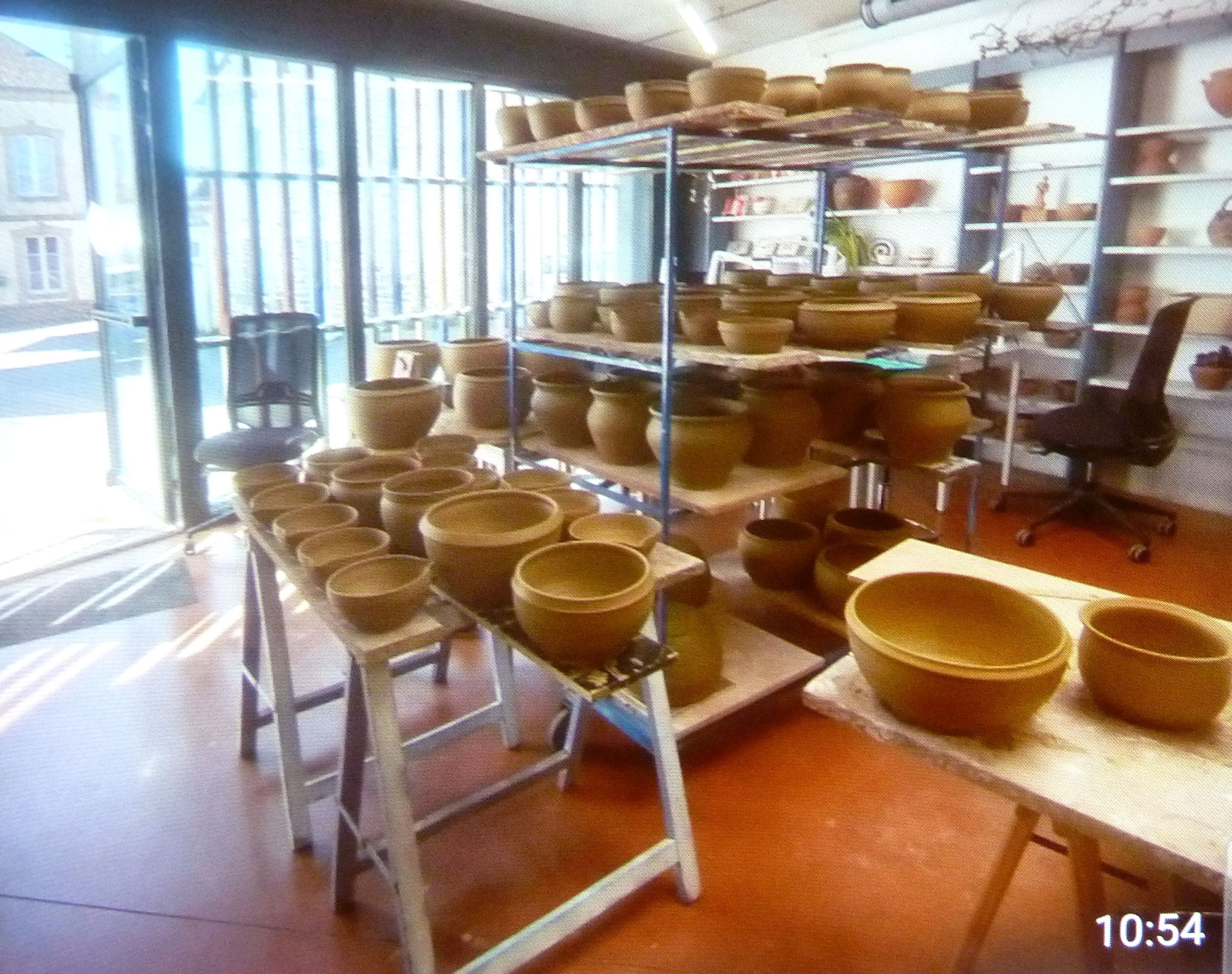 Les poteries avant cuisson