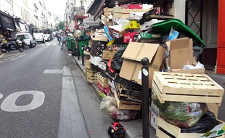 Les poubelles à Marseille