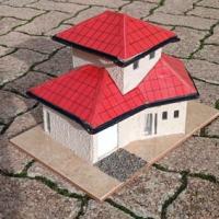 Maison en pvc recouvert d'un crépi