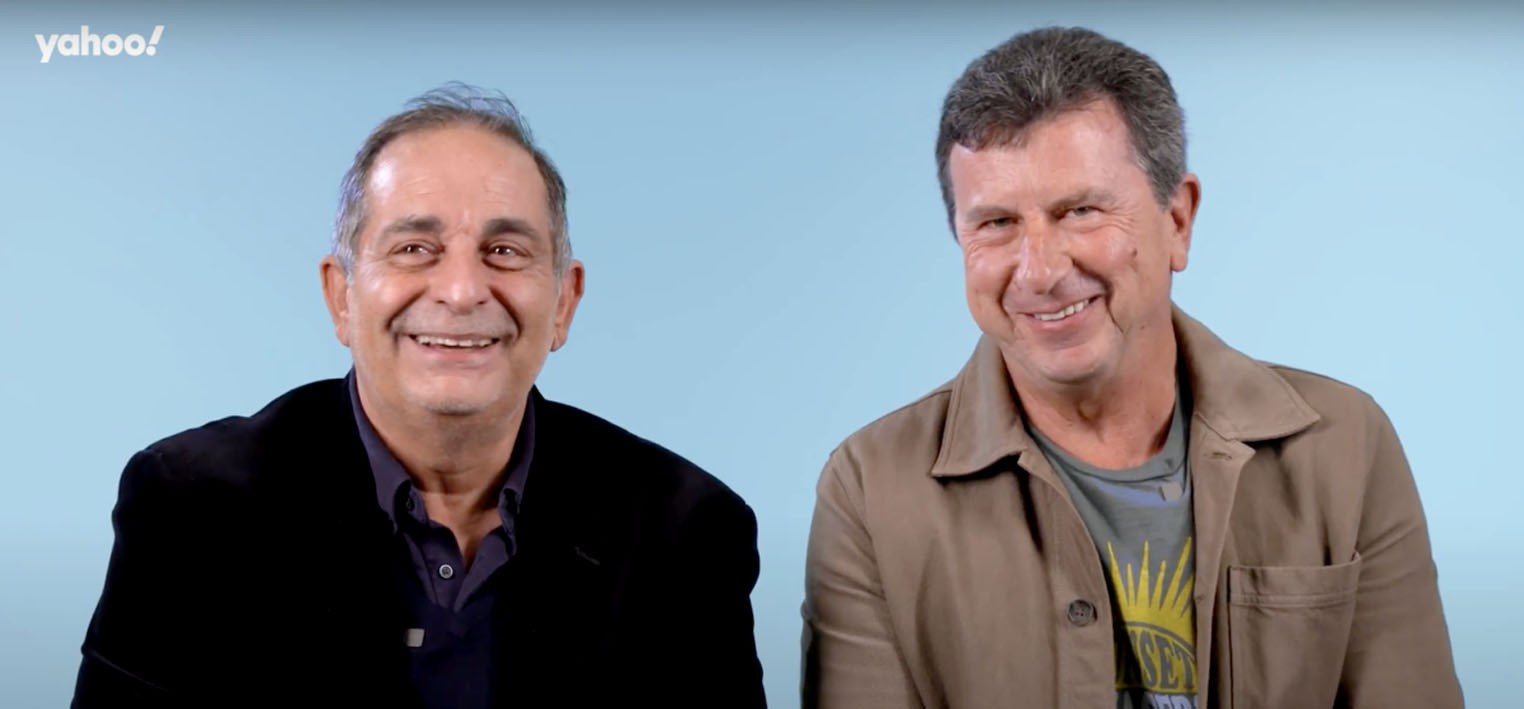 Pascal et Laurent souriant