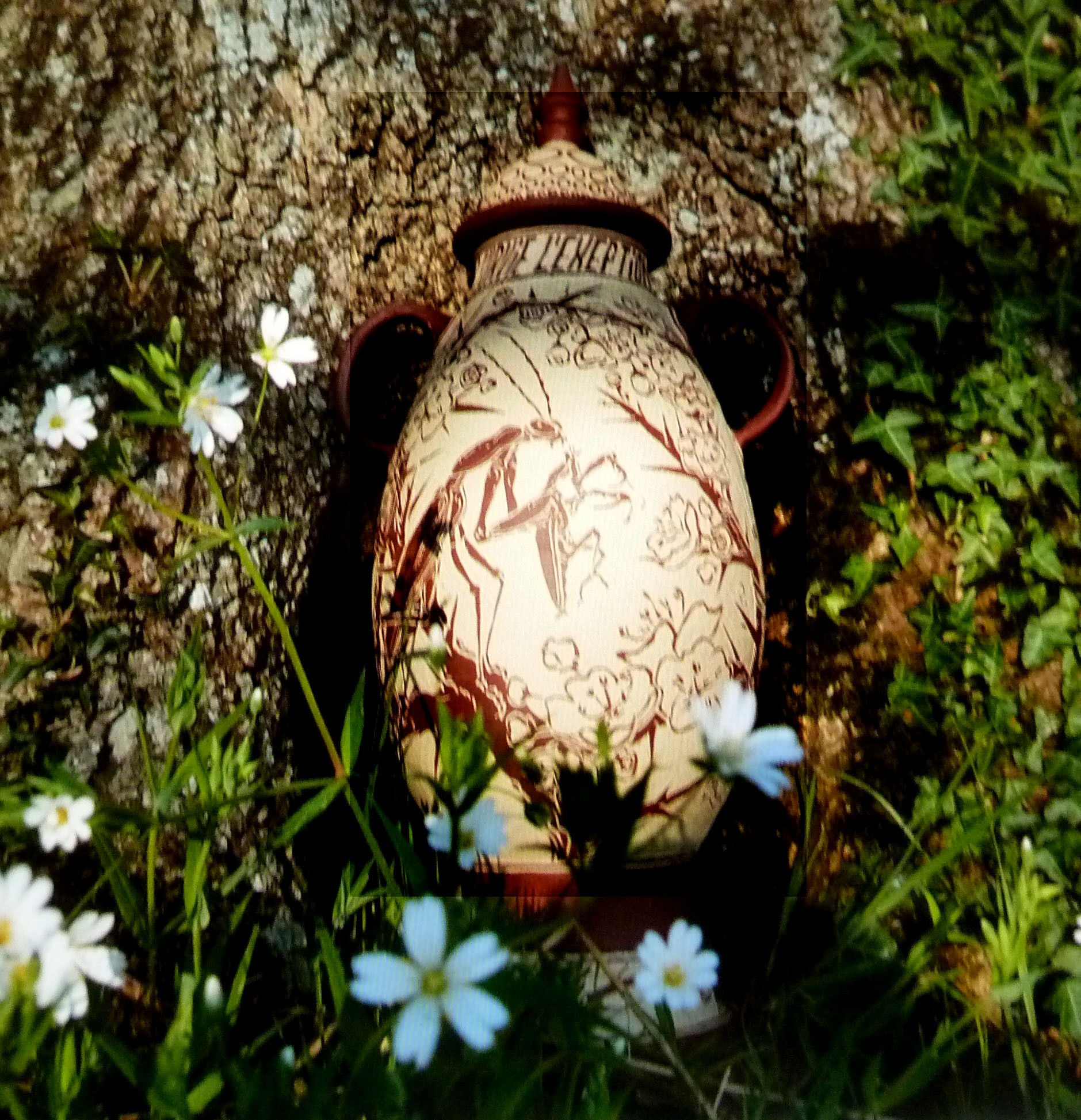 Pot décoré