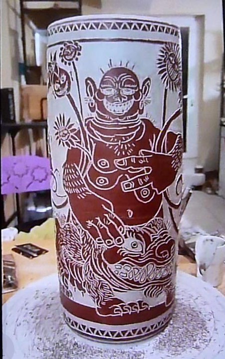 Pot décoré