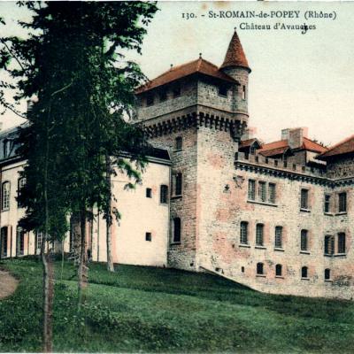 Château d'Avauges St Romain de Popey
