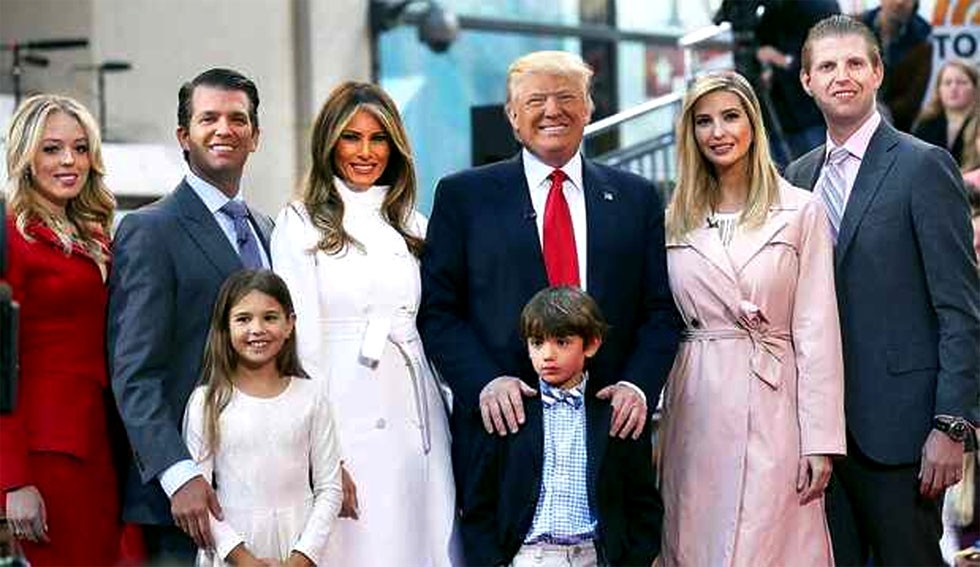 Trump et sa famille