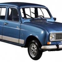 Voiture 4 L bleu