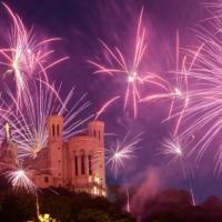 Feux d'artifice du 14 juillet à Paris