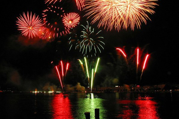 Feux d'artifice du 14 juillet à Paris