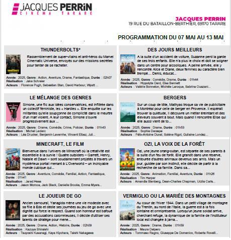 Cine detail du 7 au 13 mai