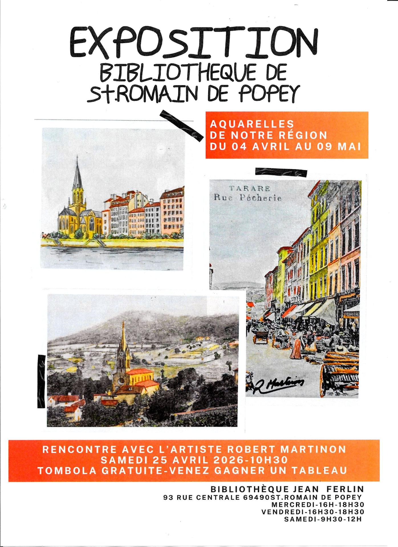 Exposition tableaux flyer